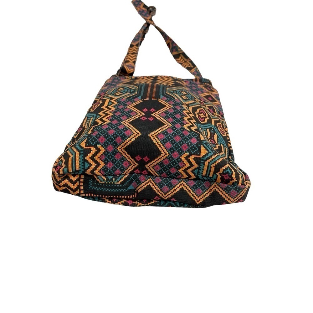 Kavu Keeper 100% Sustainable Cotton Tribal Crossbody Orange Black - Picture 11 of 13